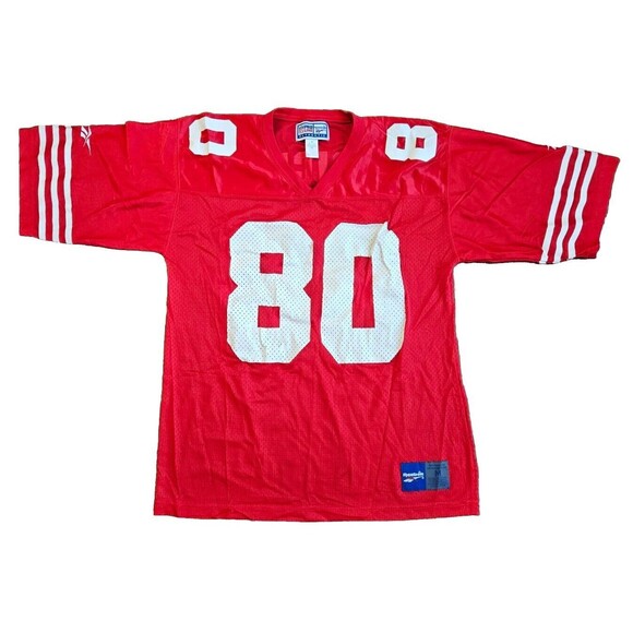 Vintage 90s Reebok Pro Line San Francisco 49ers Jerry Rice #80 NFL Jersey Medium - Picture 1 of 11